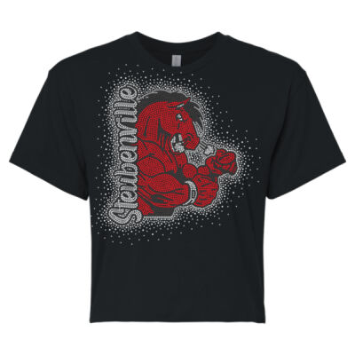 Steubenville Bronco - Girls Crop Top Thumbnail