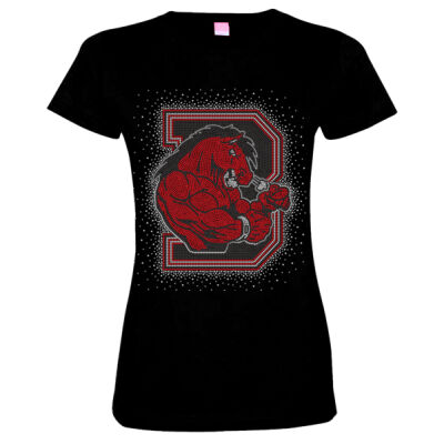 Broncos Logo - Women's Fine Jersey Tee Thumbnail