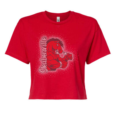 Steubenville Bronco - Women's Ideal Crop Top Thumbnail