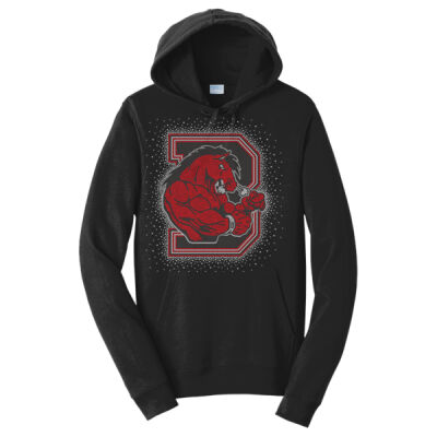 Broncos Logo with OPTIONAL sleeves and hood - Fan Favorite Fleece Pullover Hooded Sweatshirt Thumbnail