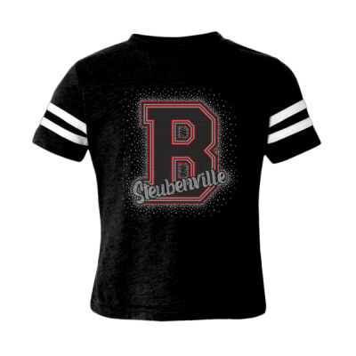 B with Steubenville - Toddler Football Fine Jersey Tee Thumbnail